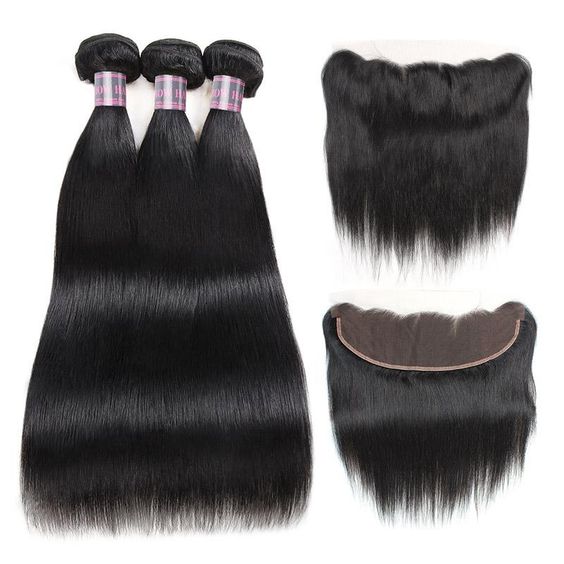 Mayqueen 13×4 Super High Quality Pure Brazilian Unprocessed Virgin Hair Straight Human Hair Wig