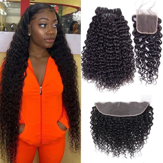 Mayqueen 13x4 unprocessed Brazilian virgin hair water wave human hair wig.