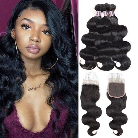 Mayqueen 4×4 Raw Clean Healthy Pure Brazilian Body Human Hair Wig.