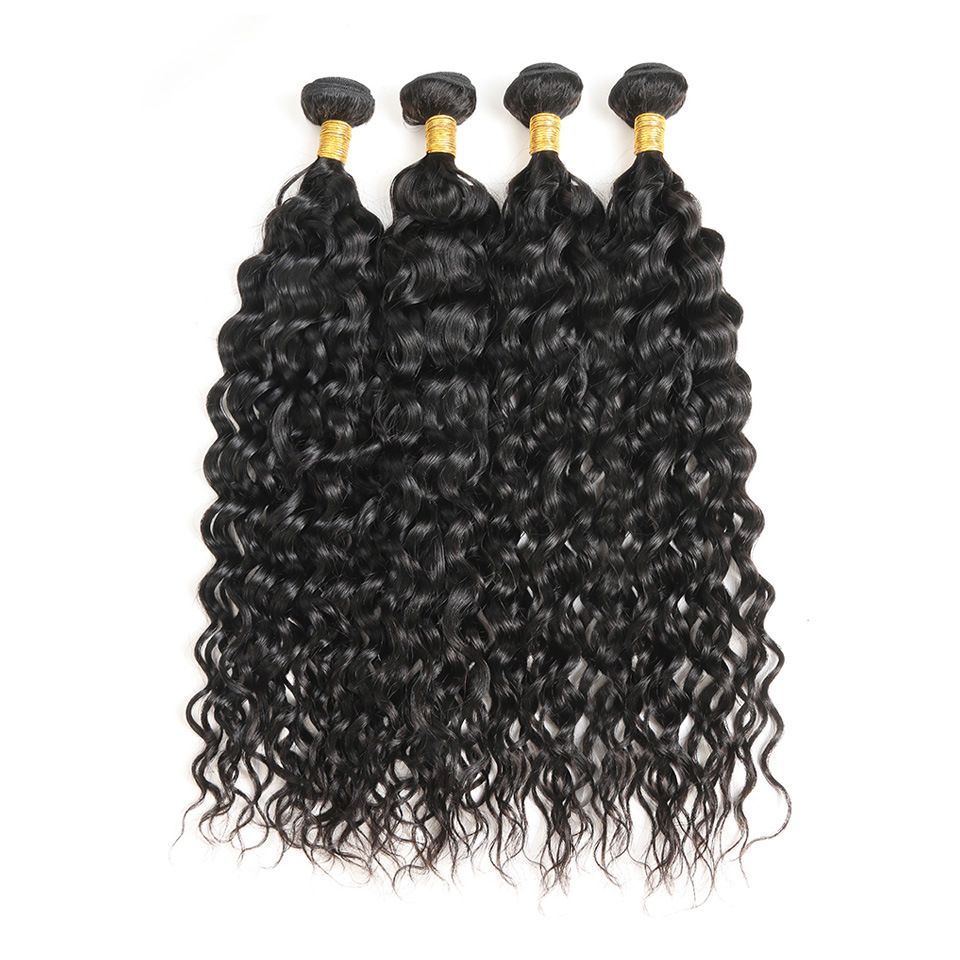 Mayqueen 13x4 unprocessed Brazilian virgin hair water wave human hair wig.