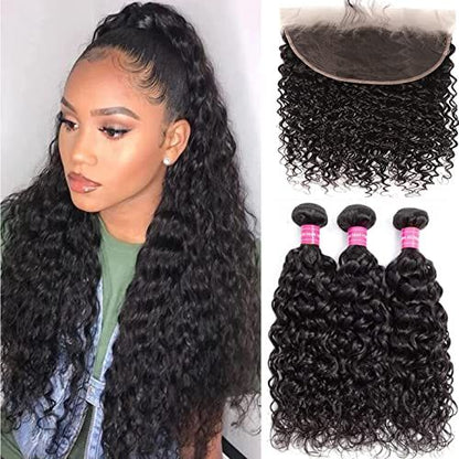 Mayqueen 13×4 Excellent high quality product raw water wave human hair wig.