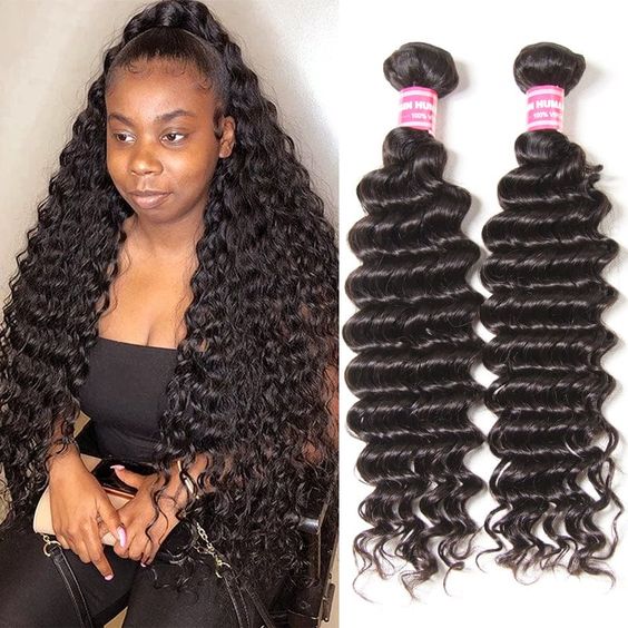 Mayqueen 13x4 pure Brazilian virgin hair deep human hair wig.