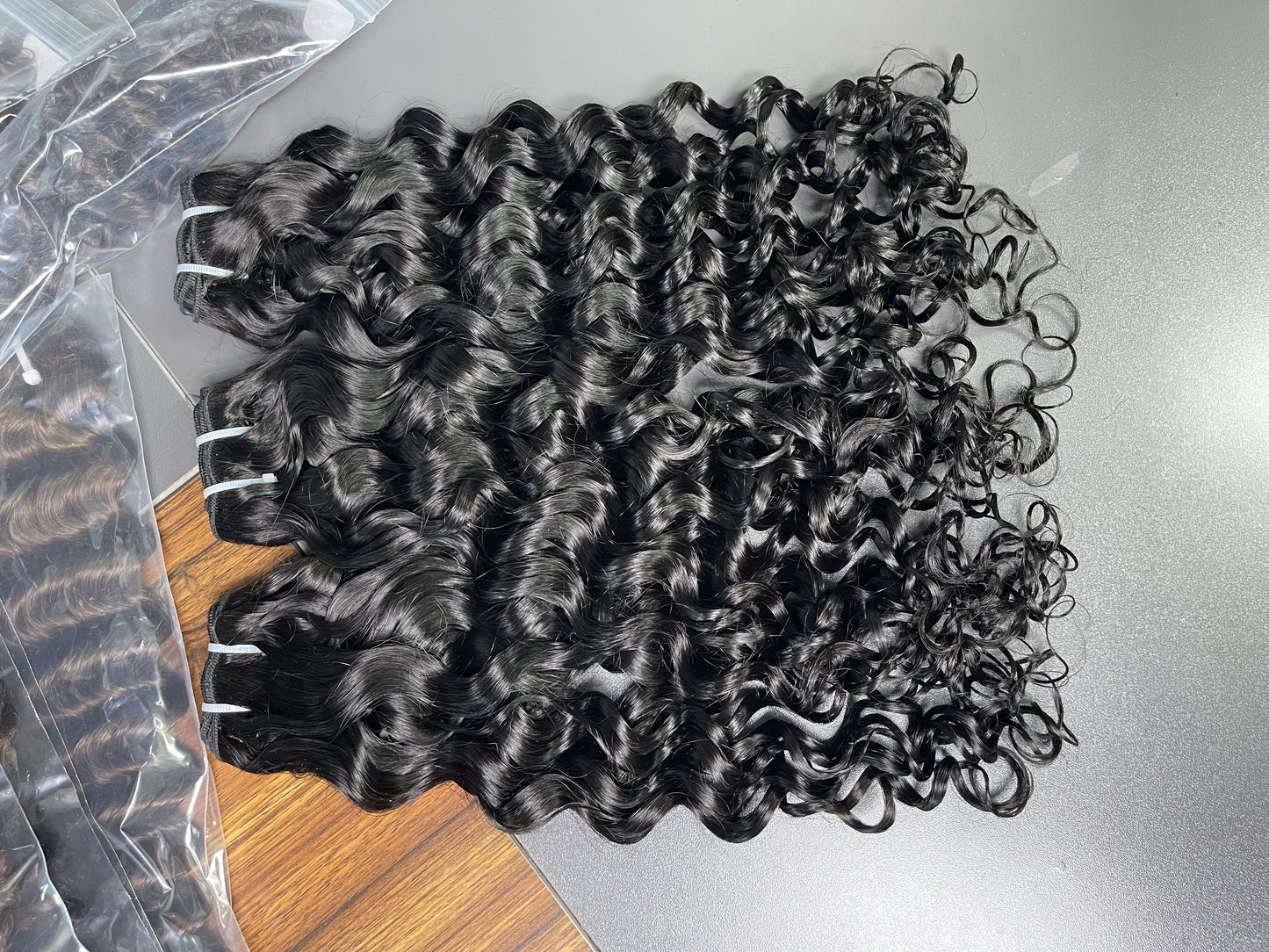 Mayqueen 4×4 High Quality Raw Brazilian water wave Human Hair Wig.