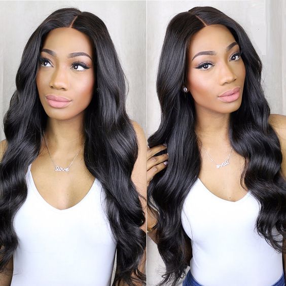 Mayqueen 4×4 Raw High Quality Pure Brazilian Body Human Hair Wig.