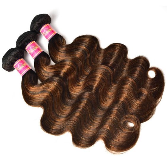 Mayqueen 4×4 unprocessed Brazilian virgin hair, 1B/30 body human hair wig.