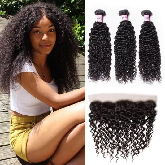 Mayqueen 13×4 high quality pure Brazilian virgin hair Jerry human hair wig.