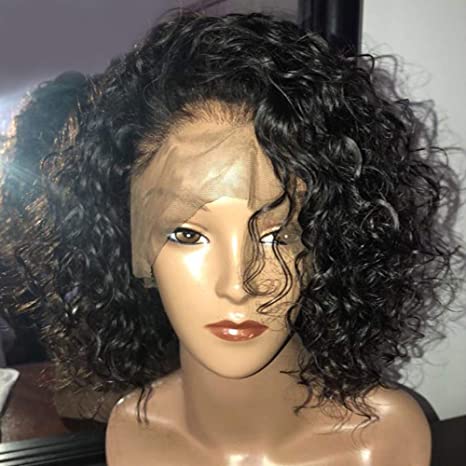 Mayqueen deep 13x4 high-definition transparent T-face lace wig for black women.