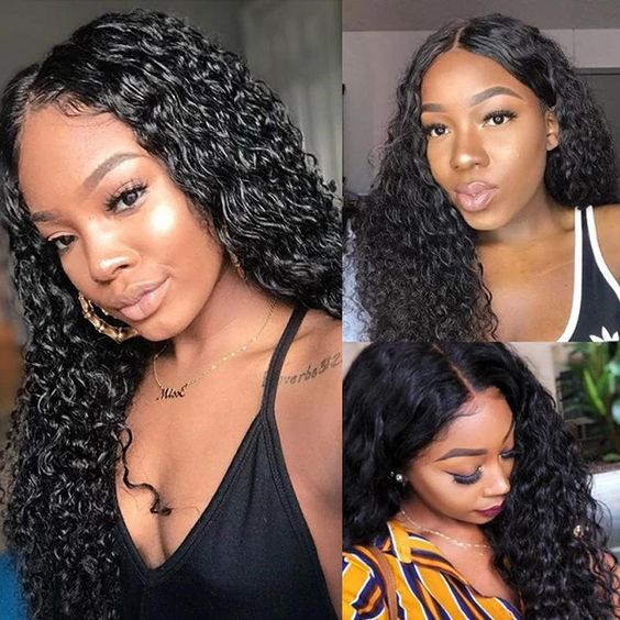 Mayqueen 4×4 high-end untreated Brazilian virgin Jerry human hair wig.