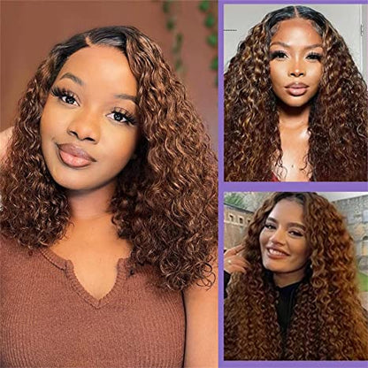 Mayqueen curly 13x4 high definition transparent T-lace real hair wig pre-pull no glue baby hair wig