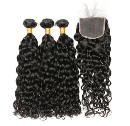 Mayqueen 4×4 Pure Brazilian Virgin Hair Deep Human Hair Wig.