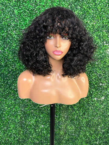 Mayqueen water full-hat full-body non-shedding fade new technology product real hair wig.