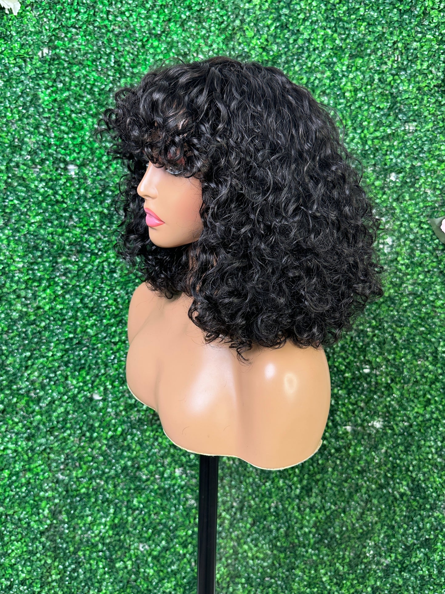 Mayqueen water full-hat full-body non-shedding fade new technology product real hair wig.