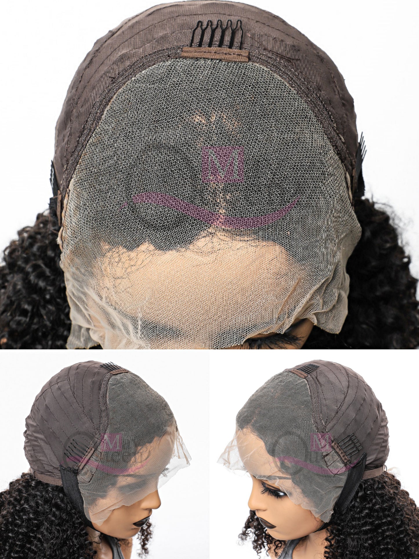 Mayqueen Bob Straight 13X4 high-definition, transparent, all-in-one Swiss lace wig with natural pre-plucked baby hair.