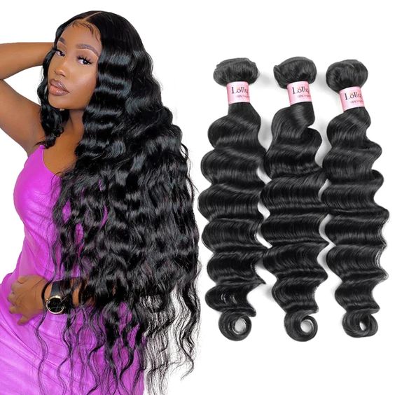 Mayqueen 4x4 Raw Brazilian Virgin Hair Loose Human Hair Wig.