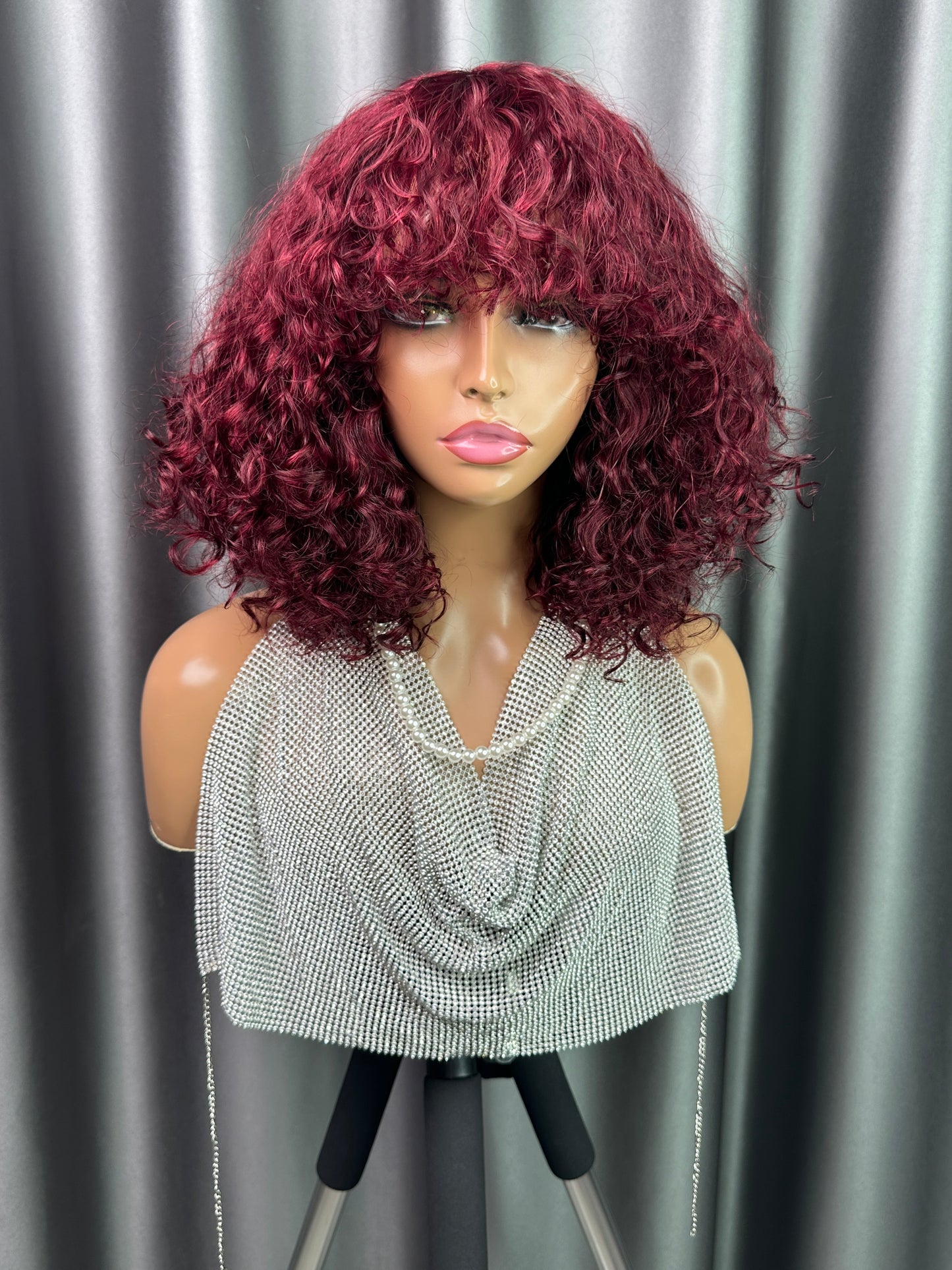 Mayqueen water full-hat full-body non-shedding fade new technology product real hair wig.